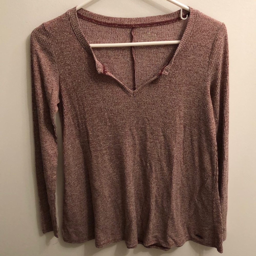 Maroon Hollister Long Sleeve